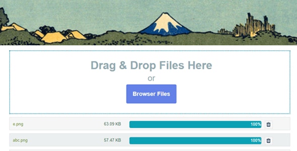 Contact Form 7 Drag and Drop FIles Upload v3.5.6 – WordPress 多文件上传插件插图