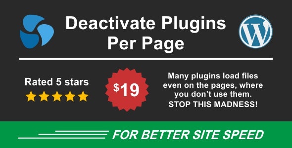 Deactivate Plugins Per Page v1.16.0 – 页面停用插件插图