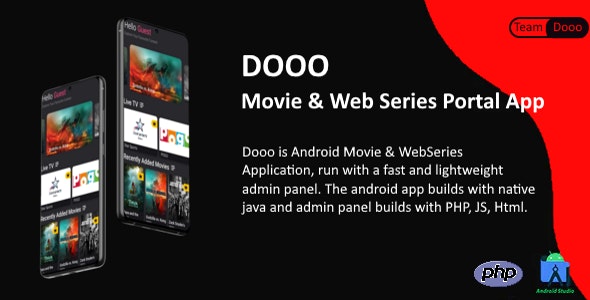 Dooo v2.9.6a – 电影和网络系列门户应用程序插图