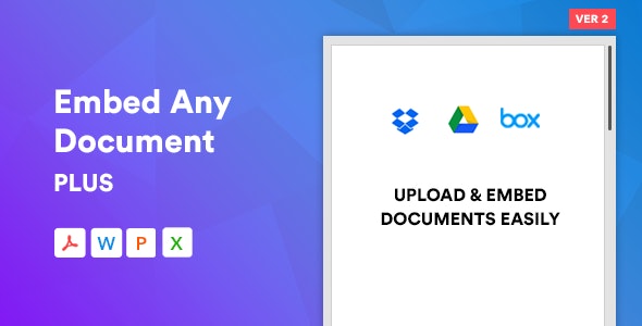 Embed Any Document Plus v2.8.5（已汉化） – WordPress文档插件插图