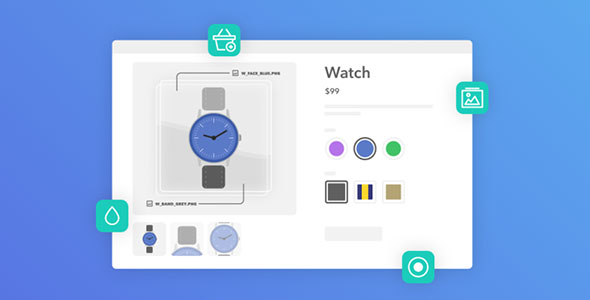 Iconic WooCommerce Product Configurator Premium v1.26.0 – WooCommerce 产品图片库插件插图