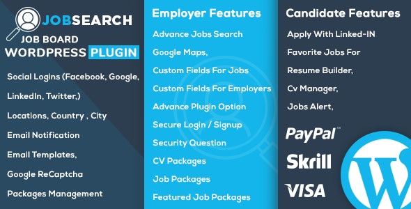 JobSearch v2.8.5 –  WordPress求职板插件插图