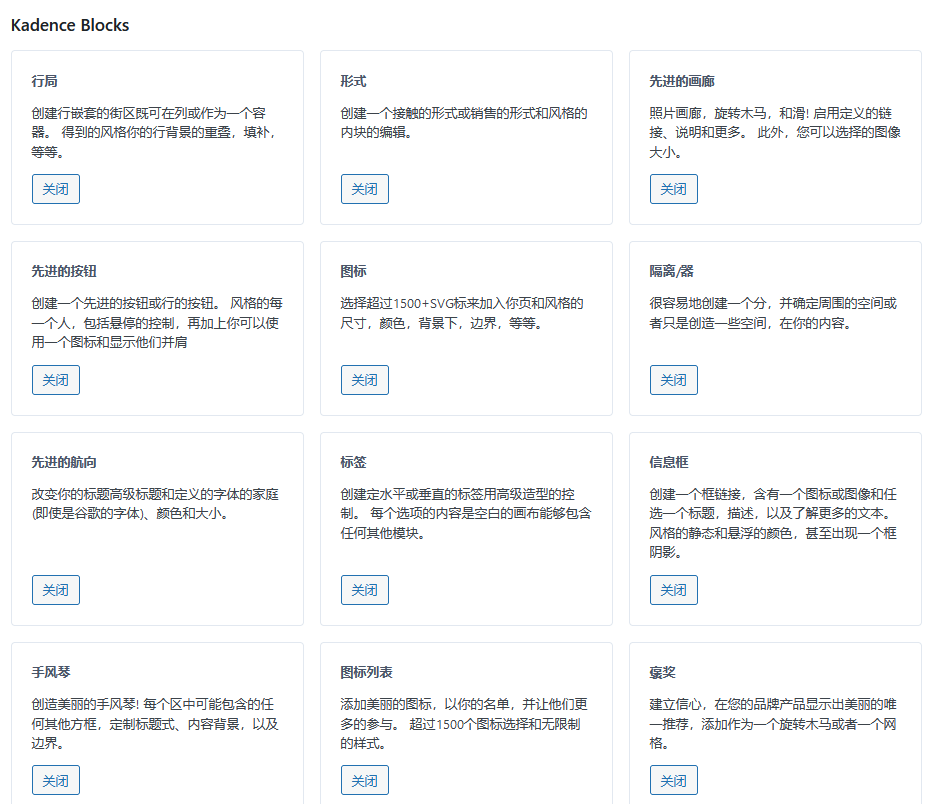 Kadence Blocks Pro v2.7.1破解版（已汉化70%）插图(1)