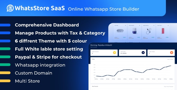 WhatsStore SaaS v8.2  – Online WhatsApp Store Builder插图