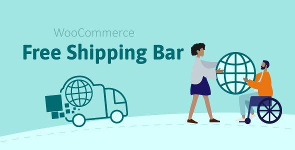 WooCommerce Free Shipping Bar v1.26(已汉化) – WooCommerce 增加平均订单价值插件