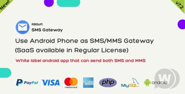 SMS Gateway v9.4.9无限制版(已汉化) – 将您的 Android 手机用作 SMS / MMS 网关 (SaaS)