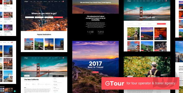 Grand Tour v5.6破解版(已汉化) – WordPress 旅游模板