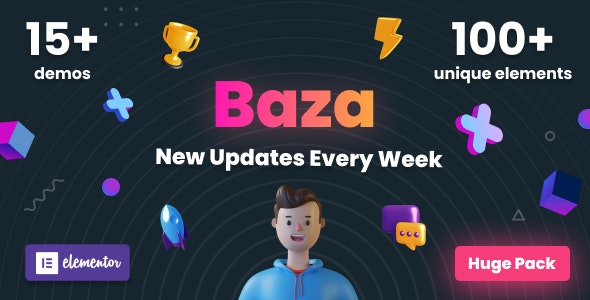 Baza v1.31 – 创意多用途 WordPress 主题插图