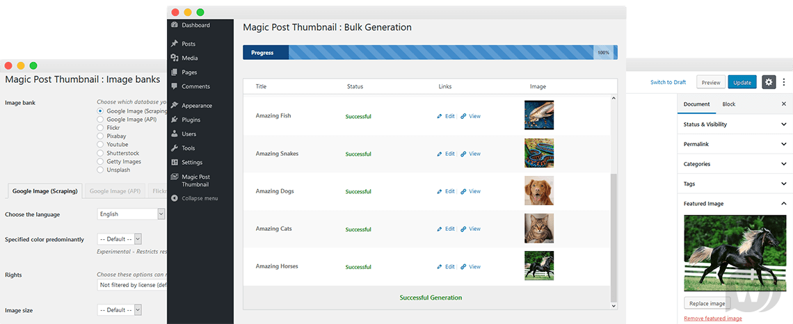 Magic Post Thumbnail Pro v6.0.4破解版（已汉化） – 自动缩略图插件插图
