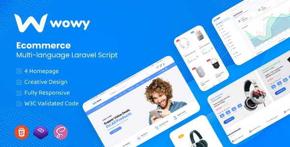 Wowy v1.30.0 破解版 – 多语言 Laravel 电子商务源码插图