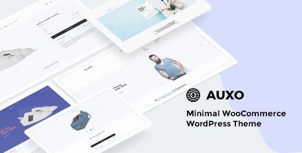 Auxo v1.1.0 – 最小的 WooCommerce 购物 WordPress 主题插图