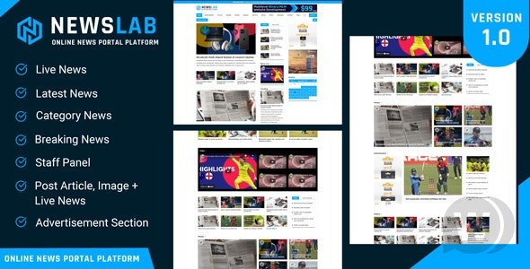 NewsLab v1.2破解版 – 新闻门户源码插图