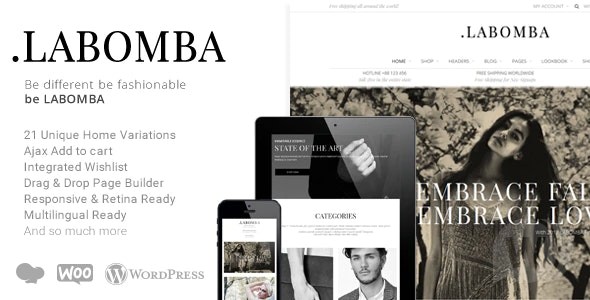 Labomba v3.5 – 多用途 WordPress 主题插图