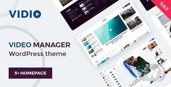 Vidio v1.4.6 – 视频管理器 WordPress 主题插图