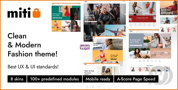 Miti v1.1.6 – Elementor WooCommerce WordPress 主题插图