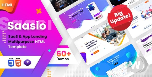 SaaSio v2.1 – SaaS HTML模板插图