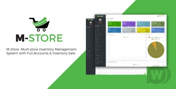 M-Store v1.0破解版 – 具有完整帐户和分期销售的多商店库存管理系统插图