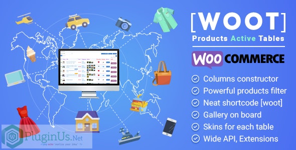 WOOT v2.0.6(已汉化) – WooCommerce 产品表专业版