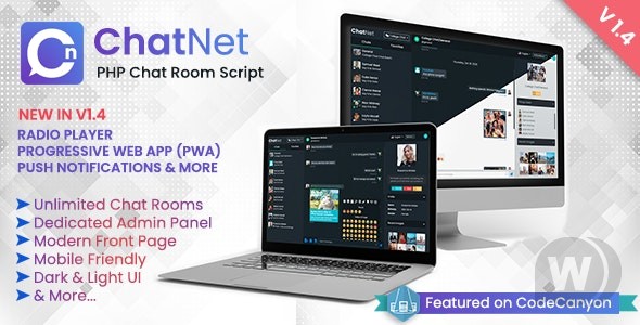 ChatNet v1.11破解版(已汉化) – PHP Ajax 聊天室和私人聊天脚本
