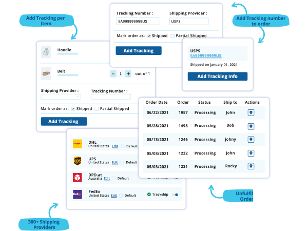 AST Fulfillment Manager ( FORMERLY Advanced Shipment Tracking Pro ) (AST) v4.8.3(已汉化) – WooCommerce订单跟踪物流同步插件