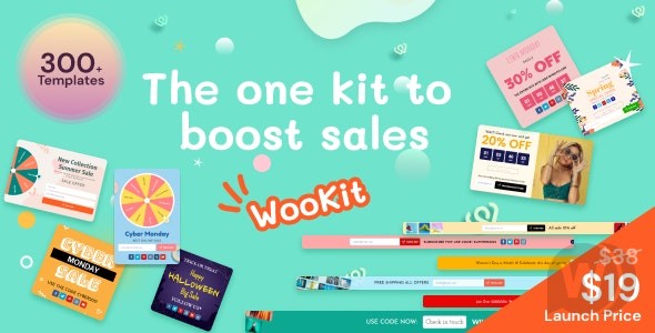 Wookit v1.0.1 – 电子邮件弹出窗口,购物车放弃