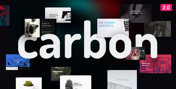 Carbon v3.2 – 简洁的多用途 WordPress 主题插图