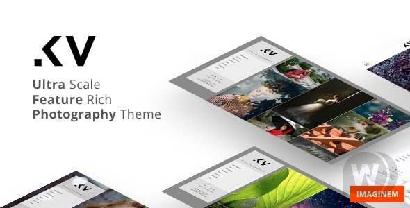 Kreativa v7.4 – 摄影师 WordPress 模板插图
