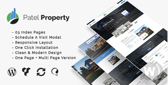 PatelProperty v2.3 – Single Estate WordPress 主题插图