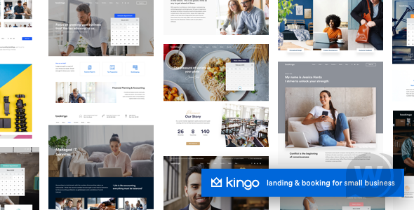 Kingo v2.6.9开心版（已汉化） – WordPress 小型企业预订模板插图