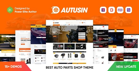 Autusin v2.3.2破解版（已汉化） - Elementor WooCommerce WordPress 汽车零部件和汽车配件商店插图