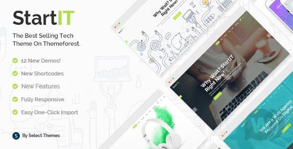 Startit v4.4破解版 – WordPress 业务模板插图