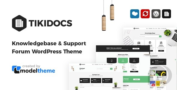 Tikidocs v2.1 – 知识库和支持论坛 WordPress 主题插图