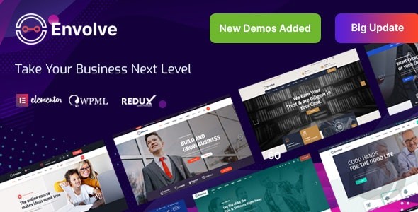 Envolve v1.8 – 商务 WordPress 主题插图