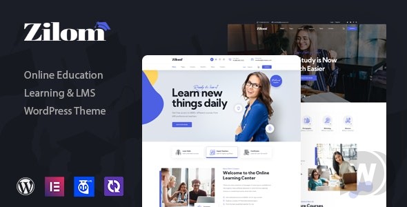 Zilom v1.3.2 – WordPress 在线教育主题插图