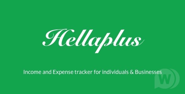 Hellaplus v1.4 – 个人和企业的收入和支出柜台插图