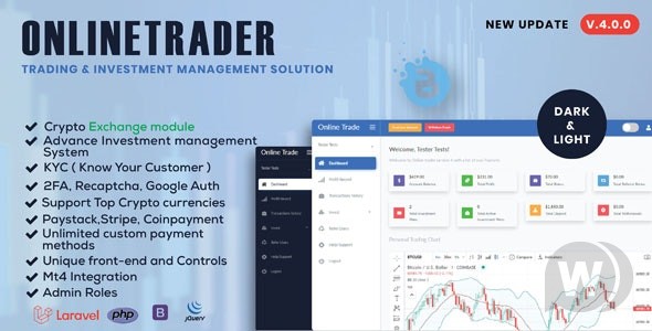 OnlineTrader v5.0.7 – 交易和加密货币投资系统插图