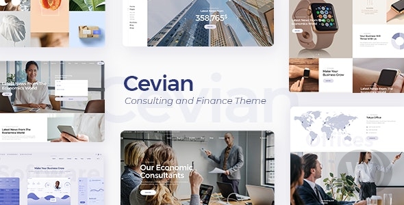 Cevian v1.2 – 商务 WordPress 模板插图