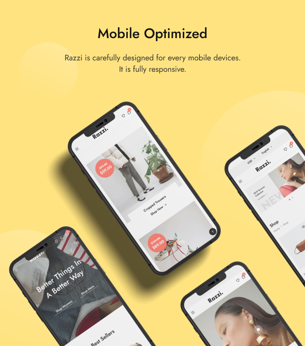 Razzi v2.2.4 – WooCommerce 的多用途 WordPress 主题插图(1)