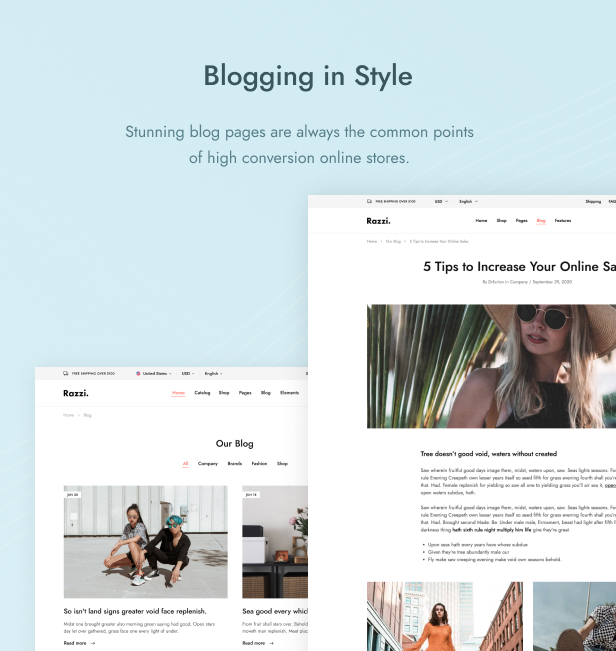 Razzi v2.2.4 – WooCommerce 的多用途 WordPress 主题插图(4)