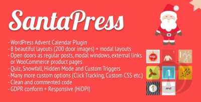 SantaPress v1.7.0 – WordPress 活动日历测验插件插图