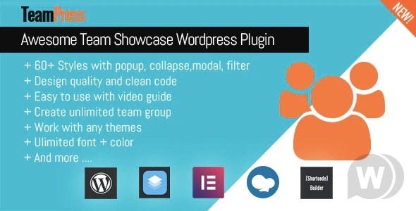 TeamPress v1.6.2（已汉化） – 团队展示插件插图