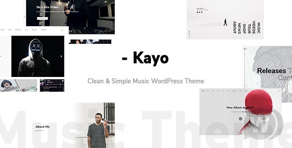 Kayo v1.4.0 – 简单的 WordPress 音乐主题插图
