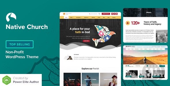 NativeChurch v4.1 - 多用途 WordPress 主题插图