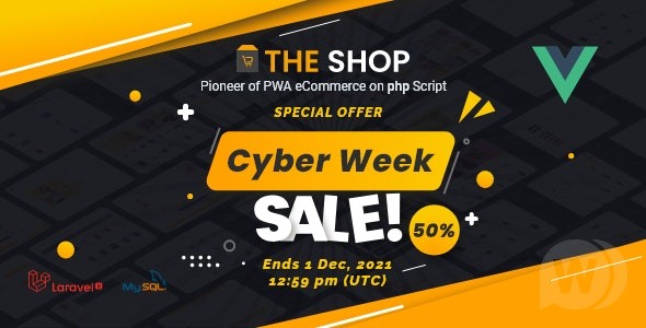 The Shop v3.6(已汉化) – PWA 电子商务 cms