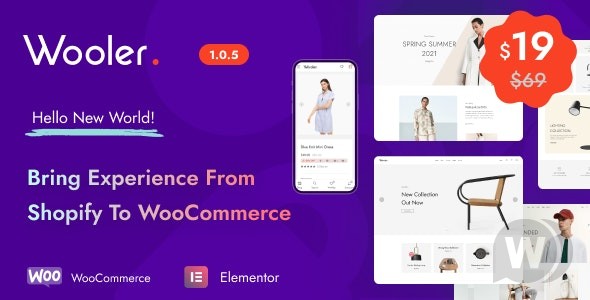 Wooler v1.0.9 -  WooCommerce优化转换的主题插图