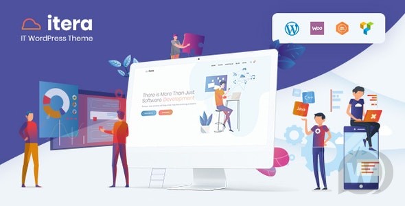 iTera v1.2.6 – WordPress IT、SEO、数字 主题插图