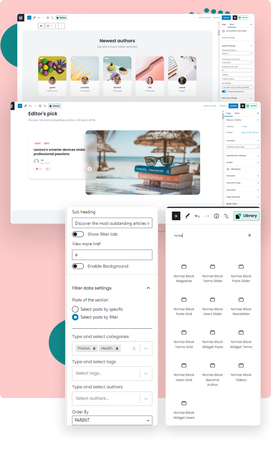 Ncmaz v4.3.6 – 博客杂志 WordPress 主题插图(1)