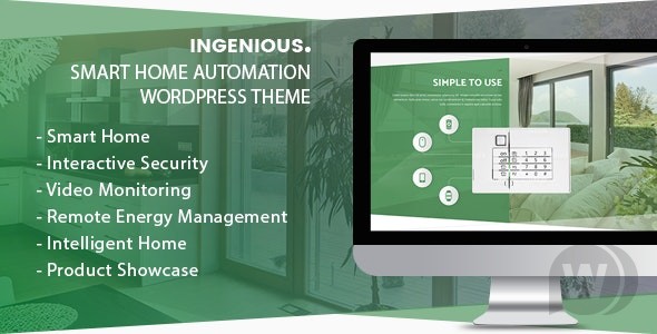 Ingenious v1.2.2（已汉化） – WordPress智能家居主题插图