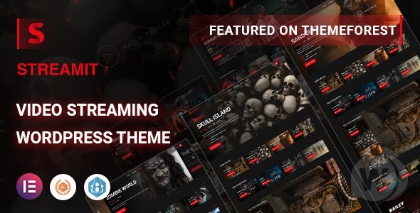 Streamit v4.0.2（已汉化70%） – WordPress 视频流主题插图
