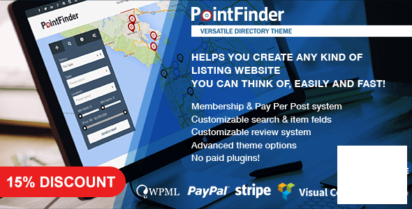 Point Finder Directory v2.0.2 – WordPress 目录模板插图